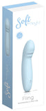 Soft by Playful Fling Rechargeable G-Spot Vibrator Blue