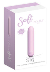 Soft By Playful Gigi - Full Silicone Rechargeable Bullet Blue