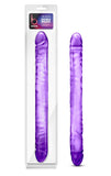 B Yours 18'' Double Dildo - Purple