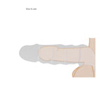  REALROCK 8'' Realistic Penis Sleeve - Flesh