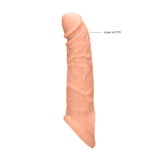  REALROCK 8'' Realistic Penis Sleeve - Flesh
