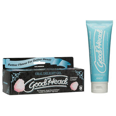Goodhead Oral Delight Gel 4oz Tube Boxed Cotton Candy Doc Johnson