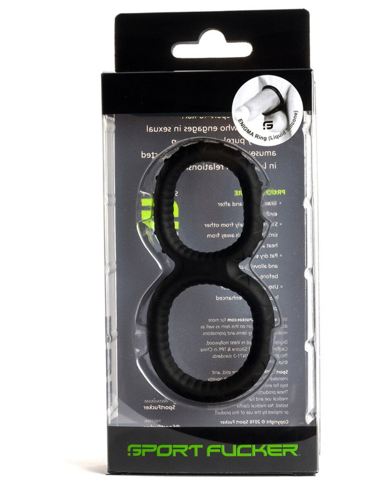  Enigma Ring By Sport Fucker Black