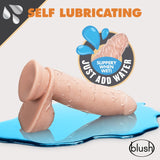 Dr. Skin Glide Self Lubricating 7'' Dong - Flesh