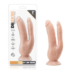 Dr Skin Dp Cock 8in