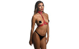Red Female Chest Harness M/l