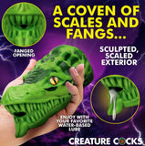 Creature Cocks Dragon Tamer Silicone Stroker - Green