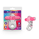 Play With Me Delight Vibrating C-ring - Pink