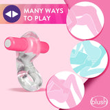 Play With Me Delight Vibrating C-Ring - Pink