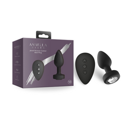 Ashella Vibes Jewel Remote Control Butt Plug Medium