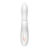 Satisfyer Pro + G-Spot White 22 cm USB Rechargeable Rabbit Vibrator with Touch-Free Clitoral Stimulato