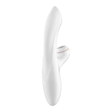 Satisfyer Pro + G-Spot White 22 cm USB Rechargeable Rabbit Vibrator with Touch-Free Clitoral Stimulato