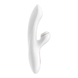 Satisfyer Pro + G-spot Rabbit White 22 Cm Usb Rechargeable Rabbit Vibrator With Touch-free Clitoral Stimulato