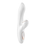 Satisfyer Pro + G-Spot White 22 cm USB Rechargeable Rabbit Vibrator with Touch-Free Clitoral Stimulato