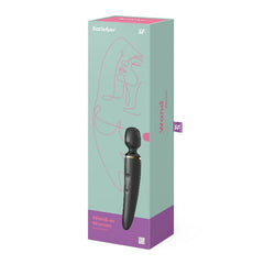 Satisfyer Wand-er Woman Black Usb Rechargeable Massager Wand