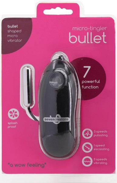 Micro Tingler 7-function Bullet - 1'' Silver
