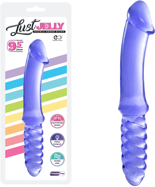 Lust Jelly - Double Ended Doldo Purple