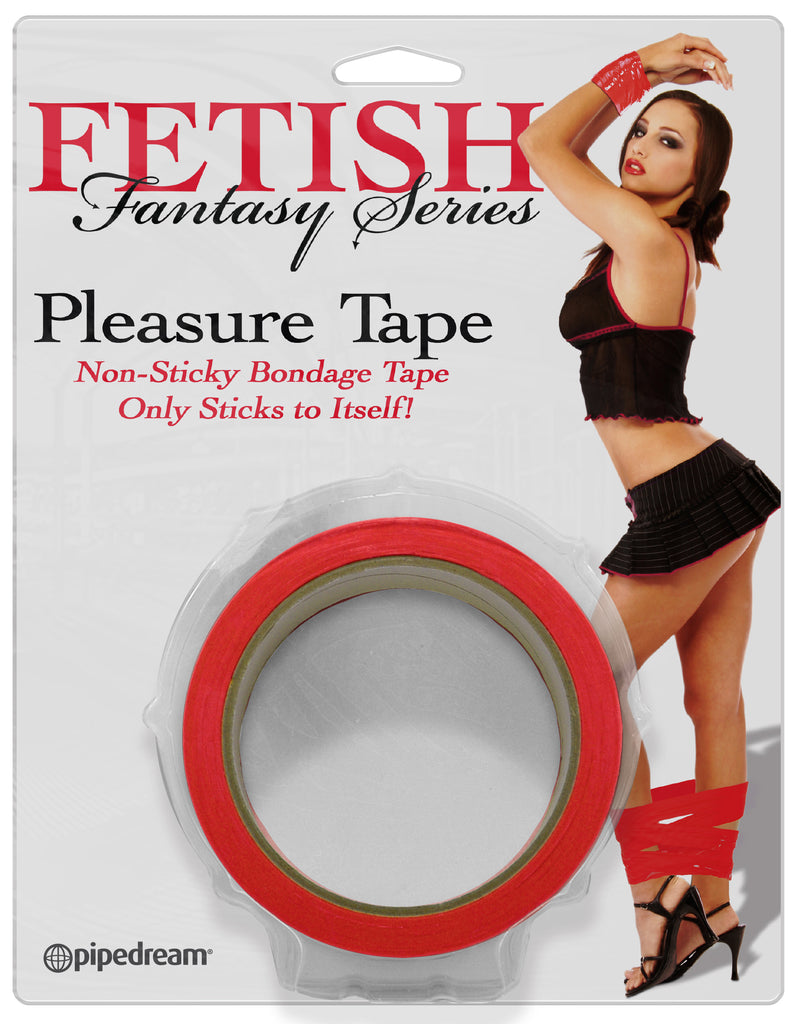 Pleasure Tape Red Bondage Tape - 10 M Length