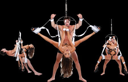 Fetish Fantasy Bondage Swing - White Fetish Fantasy Series