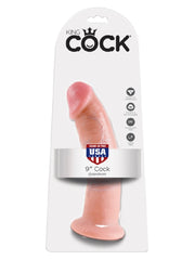 Pipedreams King Cock 9" Realistic Dildo With Suction Cup
