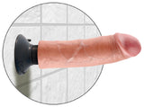 King Cock 8 In. Vibrating Cock Flesh King Cock
