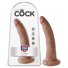 King Cock 7 In. Cock Tan King Cock