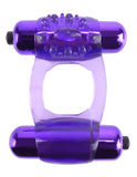 Duo-Vibrating Super Ring - Purple