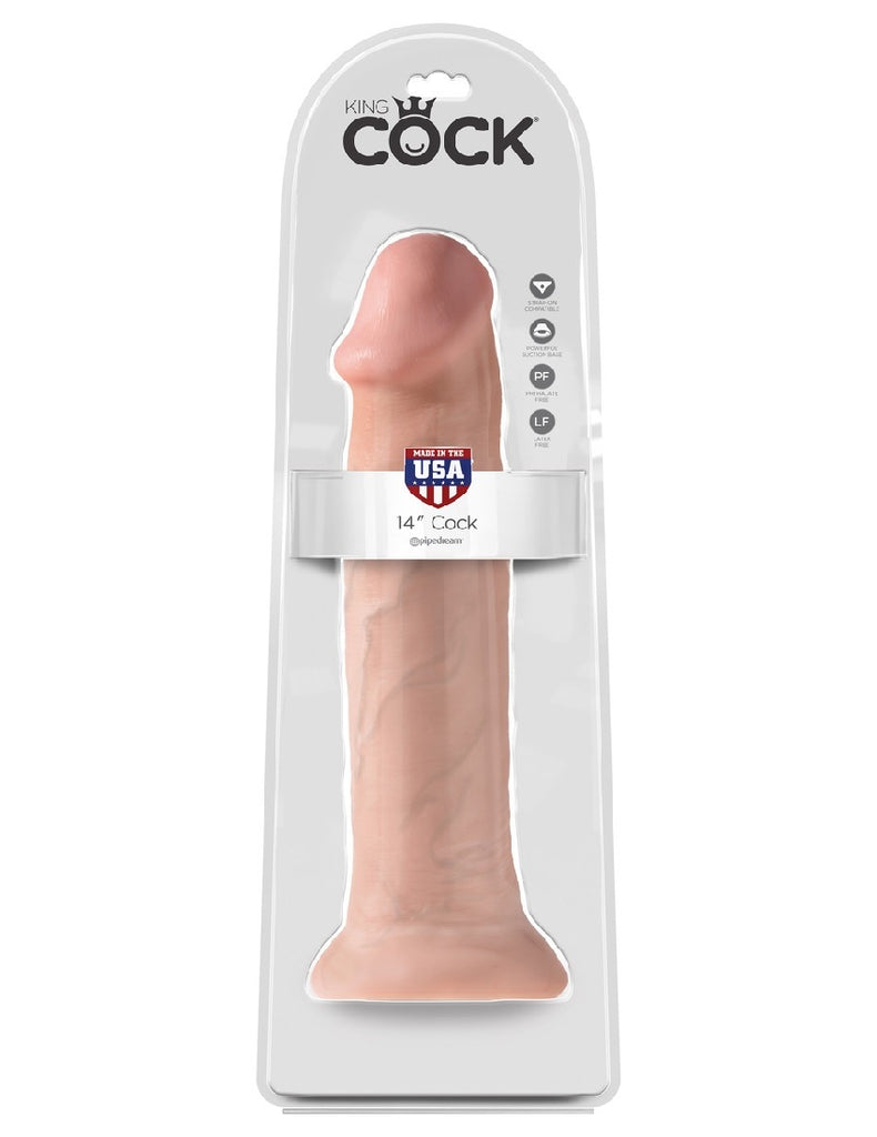 KING COCK 14 IN. COCK FLESH KING COCK