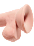 King Cock + 6.5'' 3D Cock with Balls - Flesh