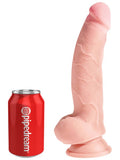 King Cock Plus 8" Triple Density Fat Cock With Balls