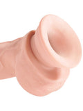 King Cock Plus 8" Triple Density Fat Cock With Balls
