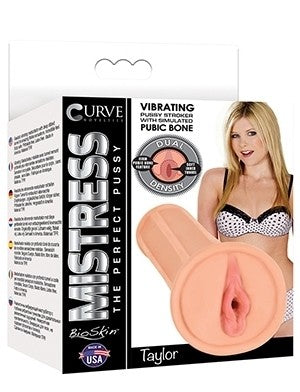 Mistress Taylor - Tpe Vibrating Pussy Stroker Curve Toys