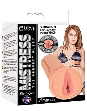 Mistress Amanda - Tpe Vibrating Pussy Stroker Curve Toys