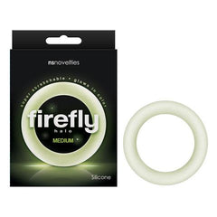 Firefly Halo Glow In Dark Clear Medium 55 Mm Cock Ring