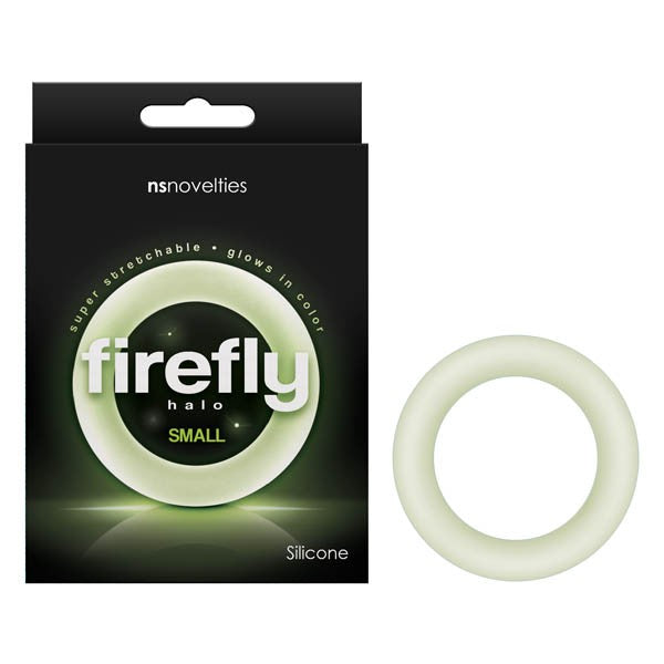 Firefly Halo Glow In Dark Clear Small 50 mm Cock Ring