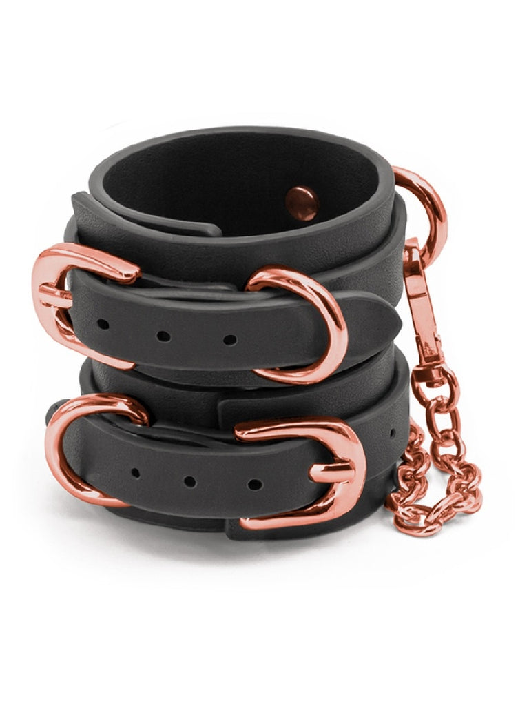 Bondage Couture Wrist Cuffs Black