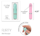 Pillow Talk Flirty Bullet Teal