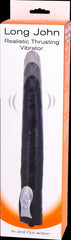 Long John Realistic Thrusting Vibrator (black) Seven Creations