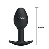 Pretty Love - Silicone Anal Balls 3.34" (black)