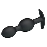 Silicone Anal Balls 4.92" (black)