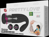 Pretty Love - Rechargeable Breton Masturbator (black)