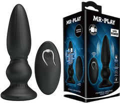 Powerful Vibrating Anal Plug (black)