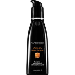 Wicked Aqua Salted Caramel Flavoured Lube - 120ml Lubricant