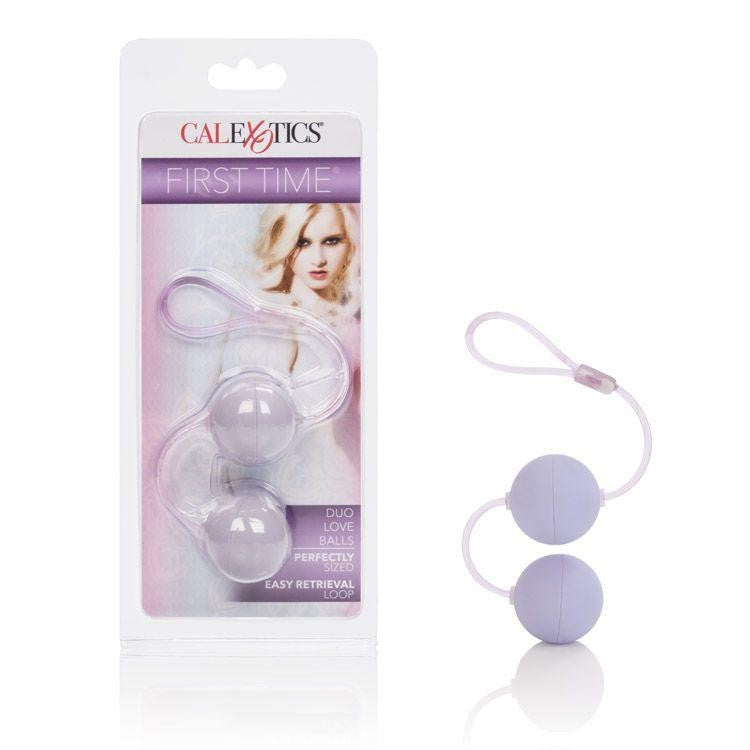 First Time Love Balls Duo Lover - Purple California Exotics