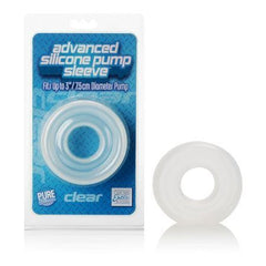 ADVANCED SILICONE PUMP SLEEVE - CLEAR CALIFORNIA EXOTICS