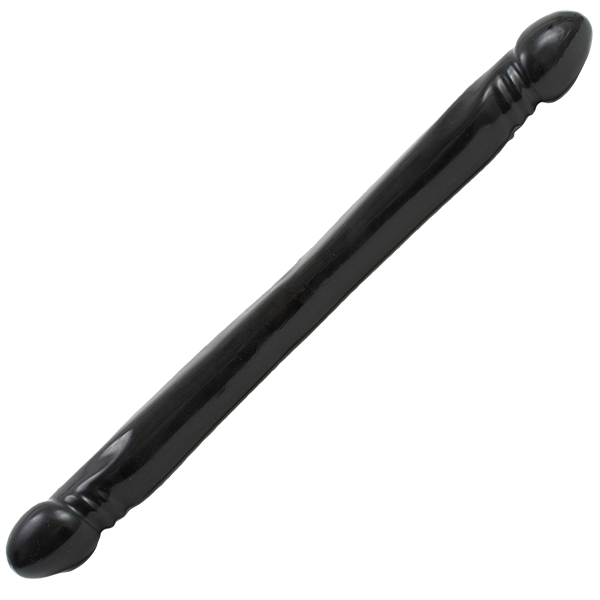 Smooth Double Header Dong 18 (black) Doc Johnson