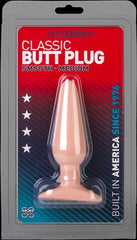 Classic Butt Plug - Smooth Medium (white)