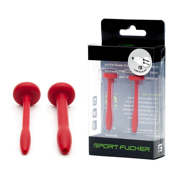 Sport Fucker Cum Plug Kit - Red