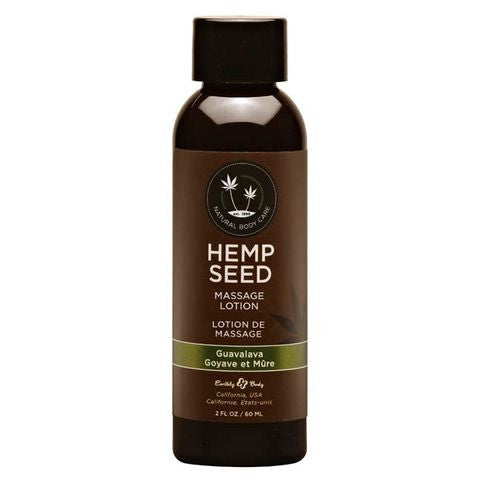 Hemp Seed Massage Lotion Guavalava (Guava & Blackberry) Scented - 59 ml Bottle