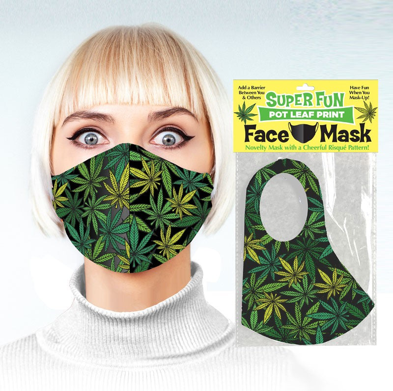 Super Fun Face Mask - Pot Leaf